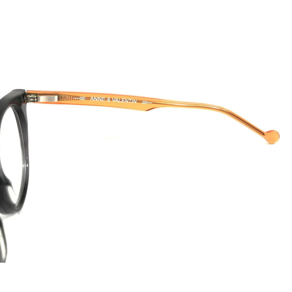 Anne & Valentin Petite Eyeglasses Frames Marcia 1786 Clear Gray Orange 40-22-140